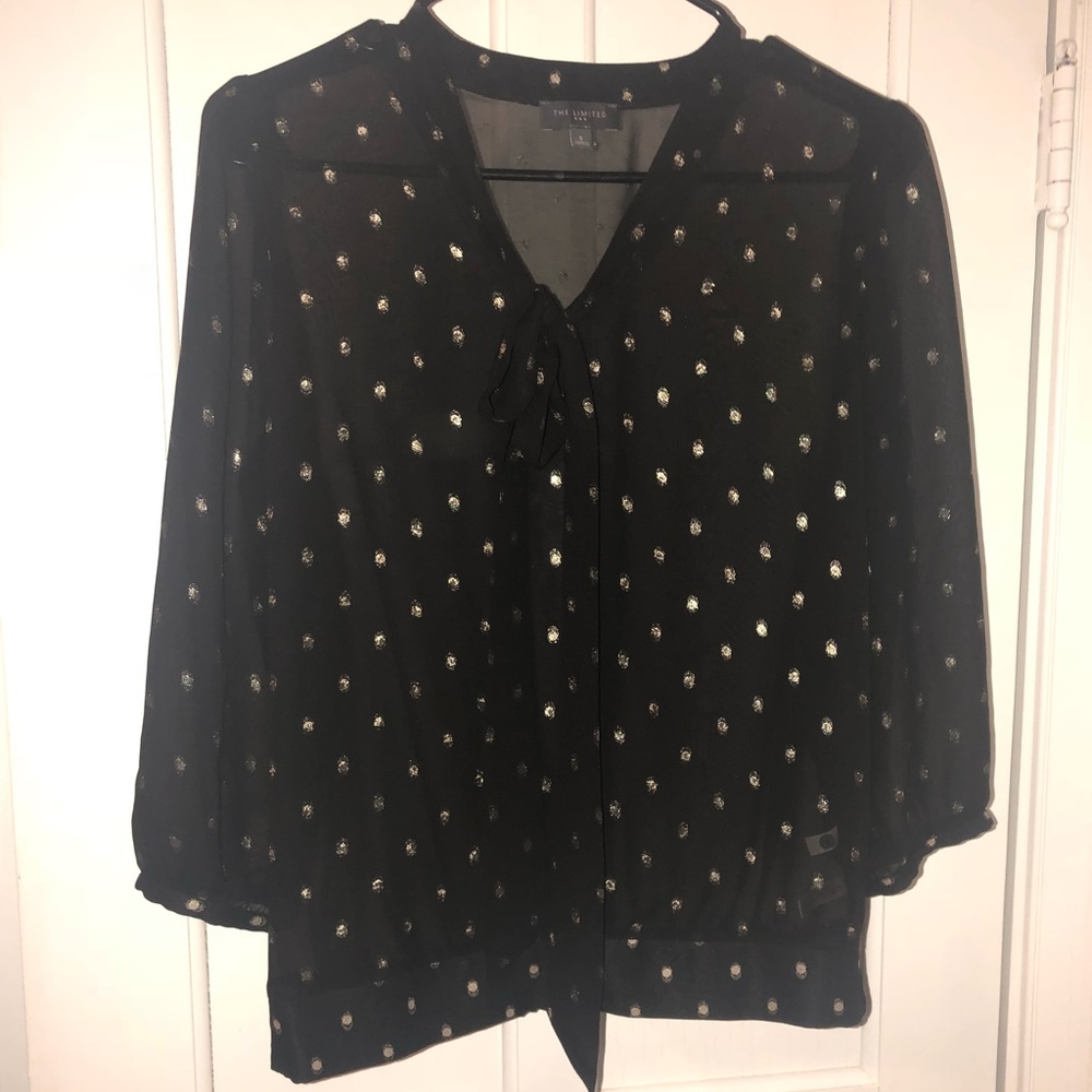 The Limited black blouse
